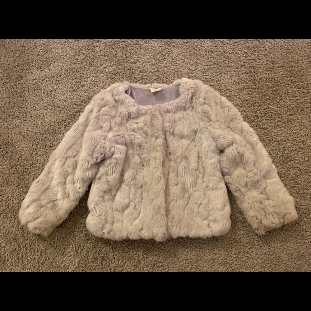 Girls Faux Fur Jacket